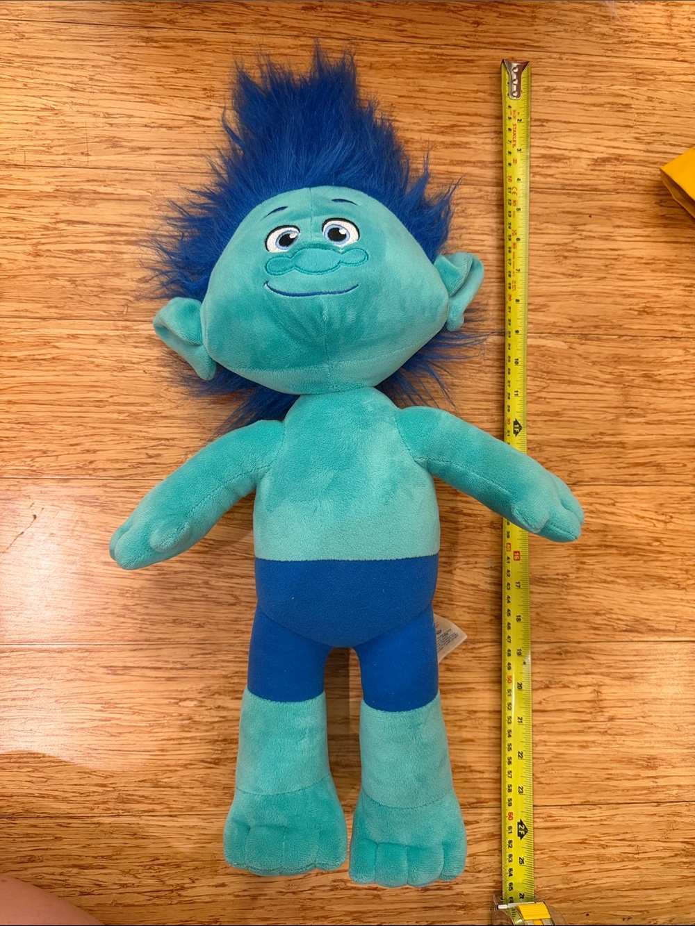 Build a Bear Branch Trolls DreamWorks Teal and Royal Blue Troll Plush